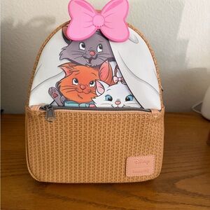 Disney Aristocats Tan and Pink Backpack